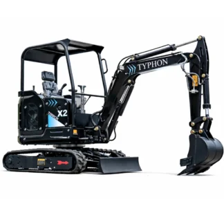 TYPHON TERROR X2 Max Canopy Mini Excavator Powerful 2.5 Ton Compact Machine with Yanmar Engine Advanced Hydraulic System