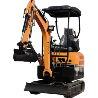 2025 4,000 lb TYPHON TERROR XX Mini Excavator Rubber Track with Kubota D902 Diesel Engine USA