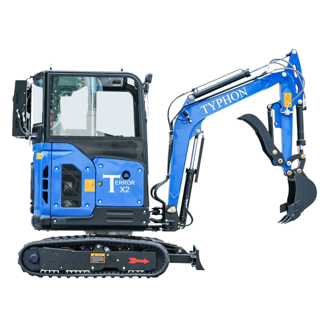 TYPHON TERROR X2 Mini Excavator 2.7 Ton EPA Diesel Kubota V1505 Engine USA
