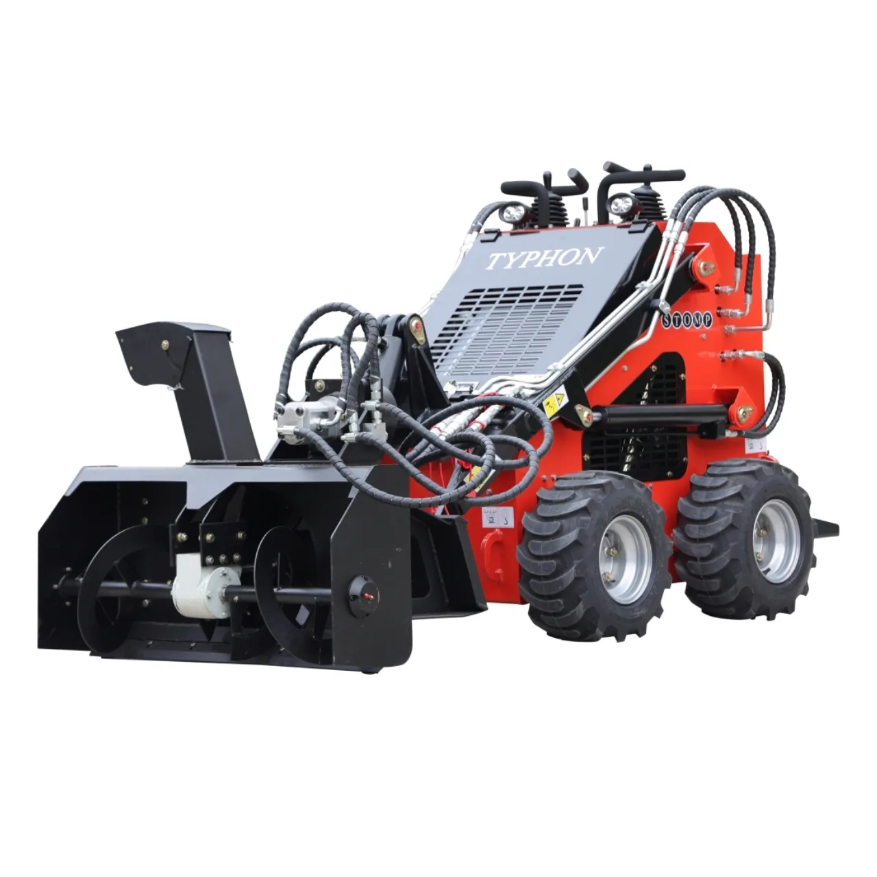 TYPHON Skid Steer Loader Snow Blower Attachment USA