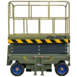 TYPHON xFlex-2037W Walk-Behind Scissor Lift comes with 20ft Working Height and Manual outriggers 1102 lbs load capacity 110V Electric