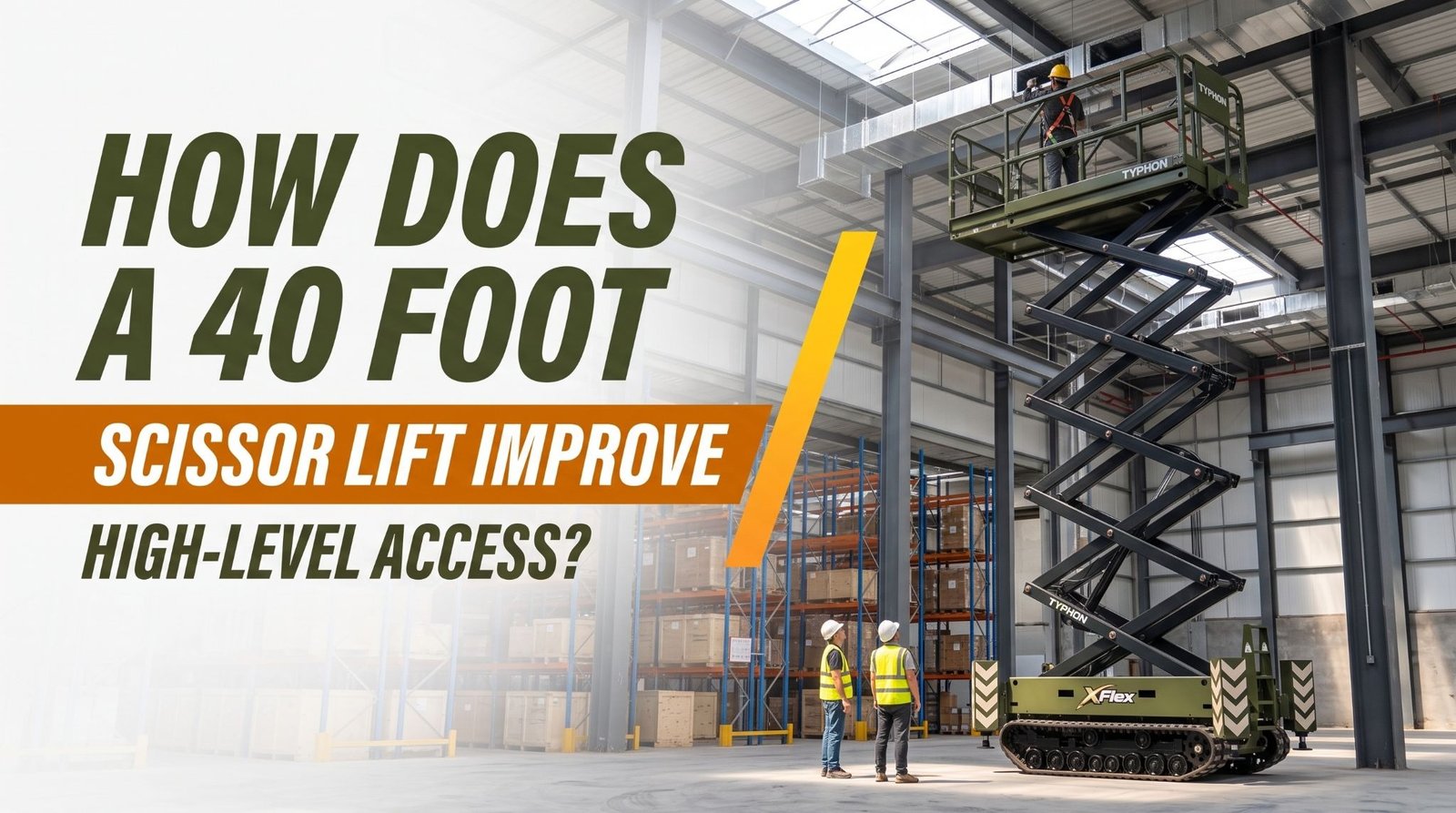 How Does a 40 Foot Scissor Lift Improve High-Level Access